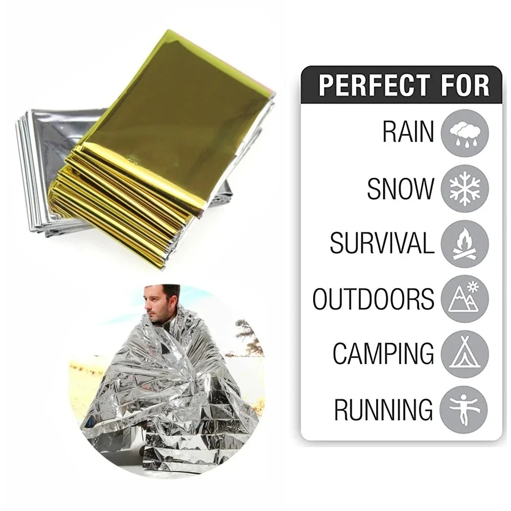 ผ้าห่มฉุกเฉินแบบพับได้ 5 ชิ้น  - Outdoor Camping Rugs บทวิจารณ์และราคา