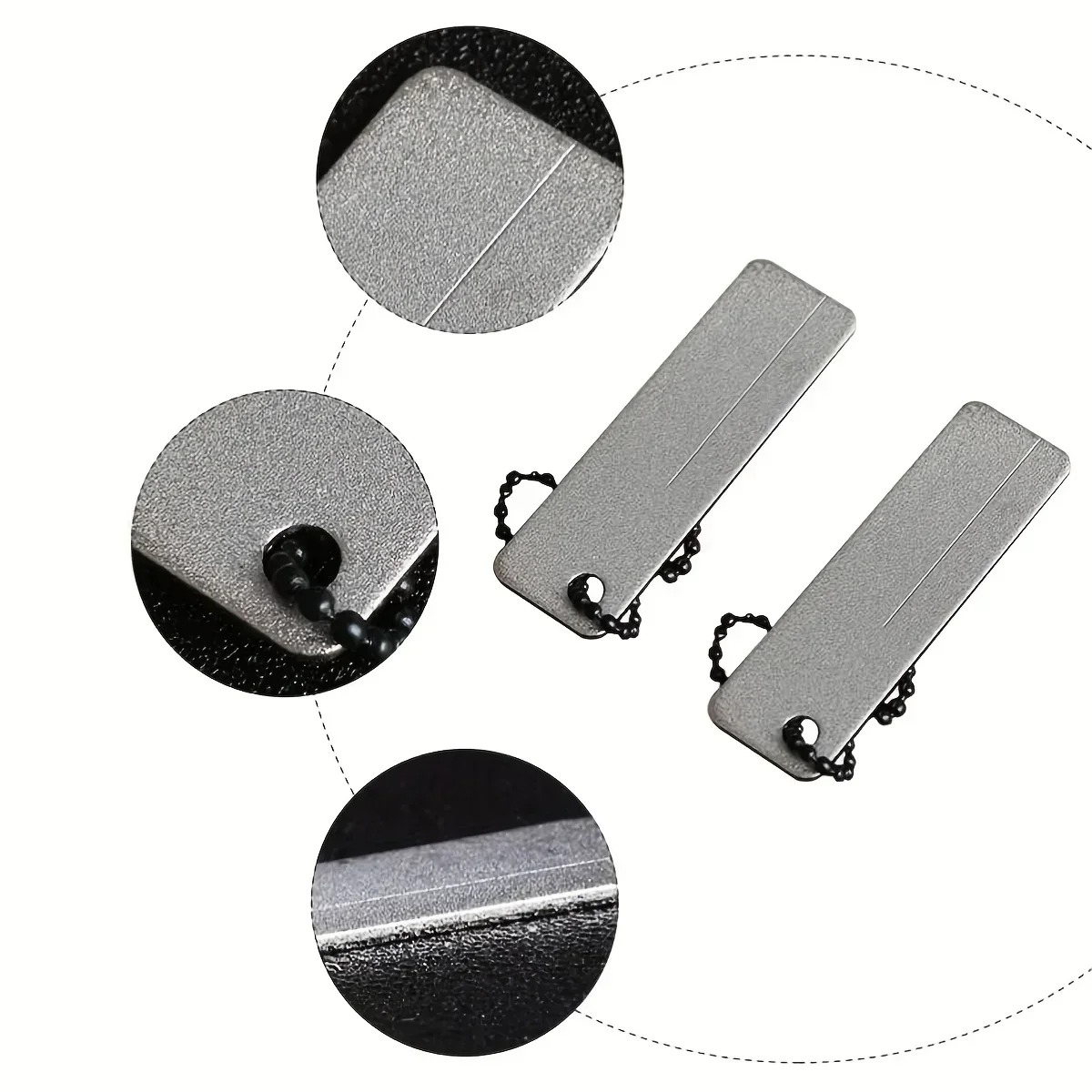 หินลับมีดเพชรขนาดเล็กแบบพวงกุญ - Outdoor Camping Tools บทวิจารณ์และราคา