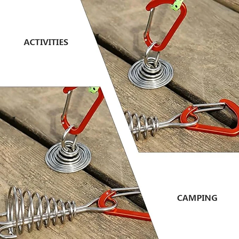ตัวล็อคเชือกสำหรับตั้งแคมป์กลา - Outdoor Camping Decke บทวิจารณ์และราคา