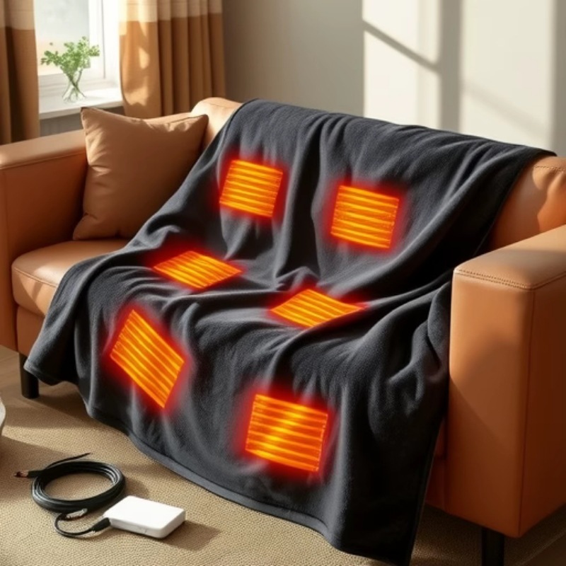 ผ้าคลุมไหล่ไฟฟ้า NewUSB รุ่นปี - Outdoor Camping Heated Blanket บทวิจารณ์และราคา