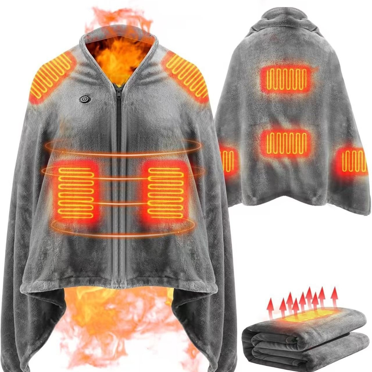 ผ้าคลุมไหล่ไฟฟ้า NewUSB รุ่นปี - Outdoor Camping Heated Blanket บทวิจารณ์และราคา