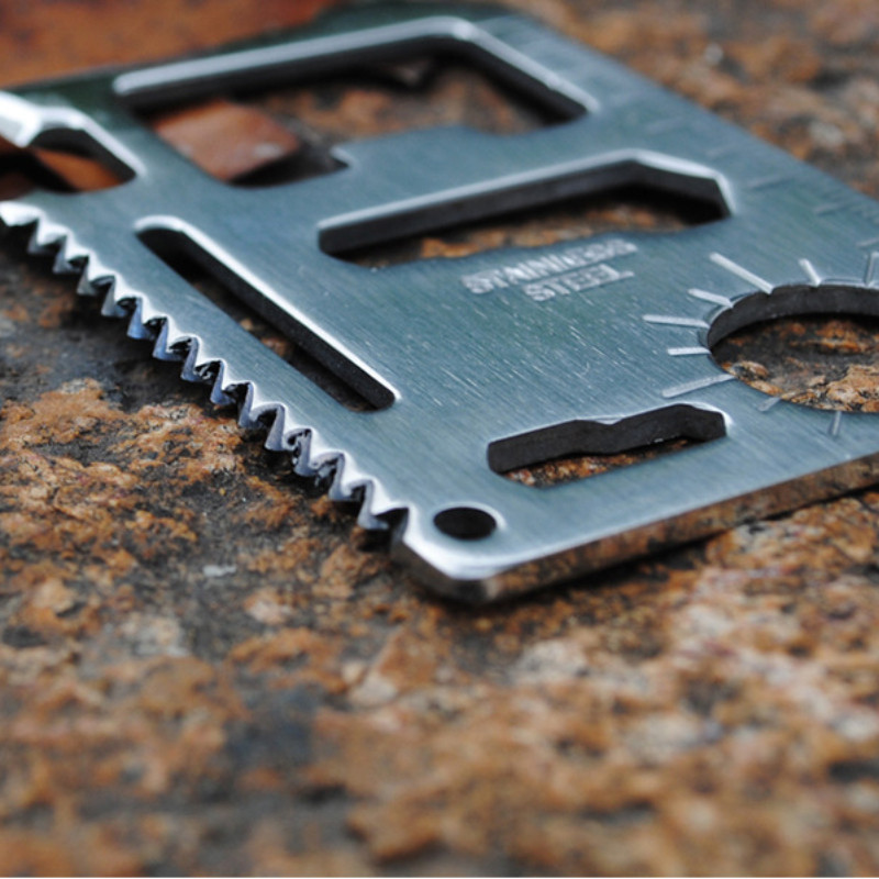 กระเป๋าเครื่องมือบัตรเครดิต 11 - Outdoor Camping Utensils บทวิจารณ์และราคา