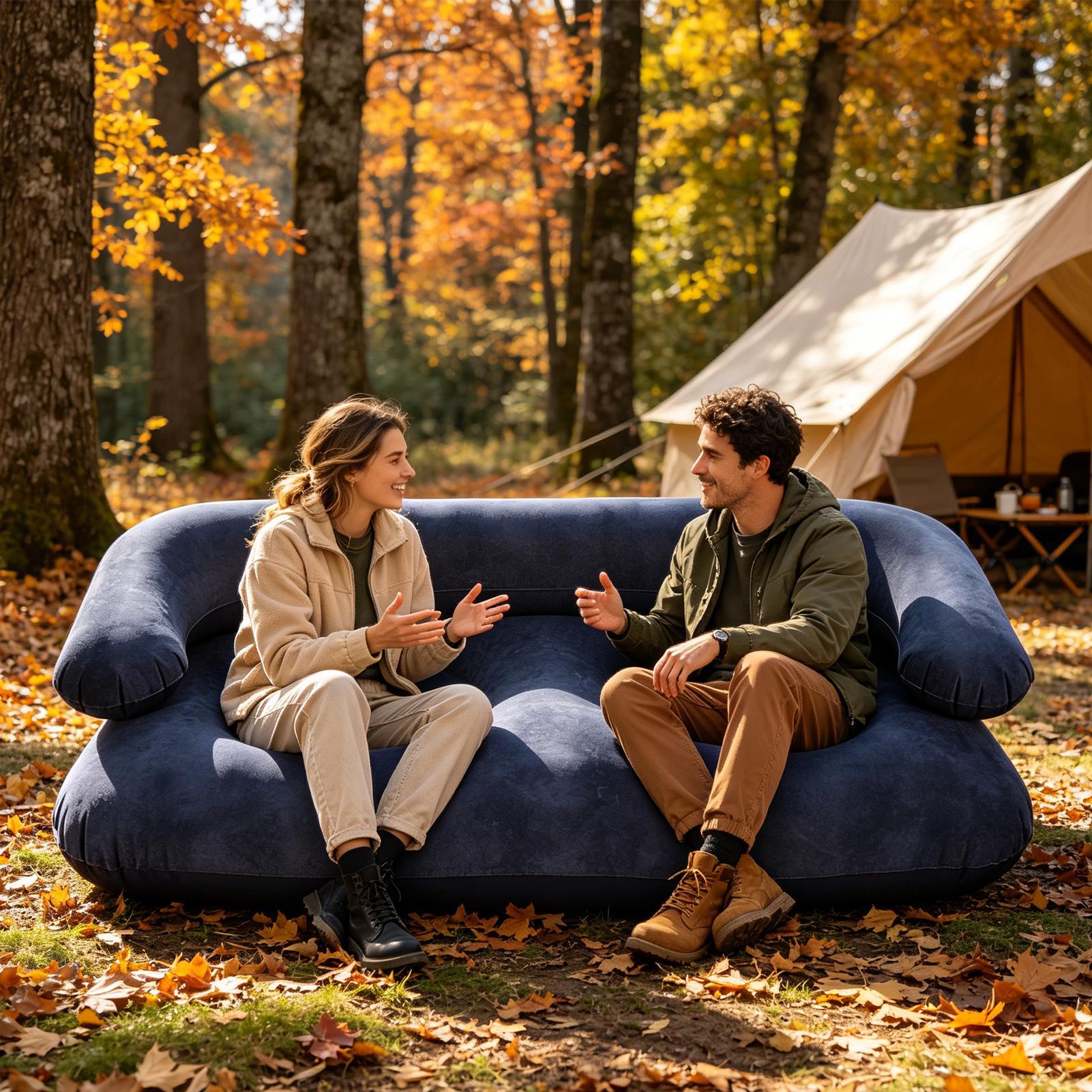 โซฟาเป่าลมสำหรับตั้งแคมป์ โซฟา - Outdoor Camping Decke บทวิจารณ์และราคา