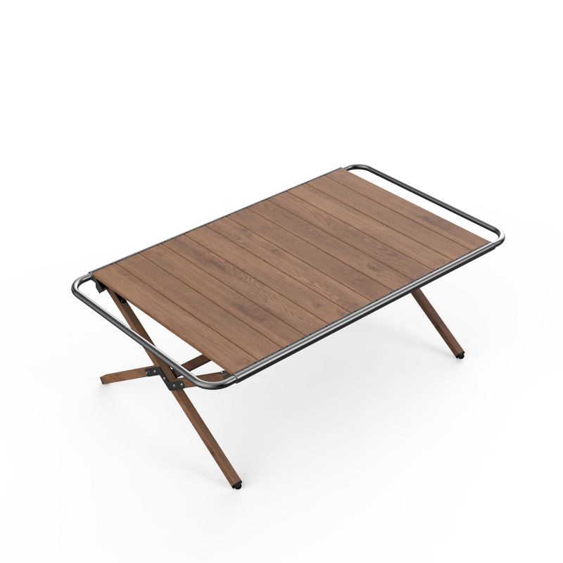 โต๊ะข้างสำหรับตั้งแคมป์แบบพกพา - Outdoor Camping Cooking Table บทวิจารณ์และราคา