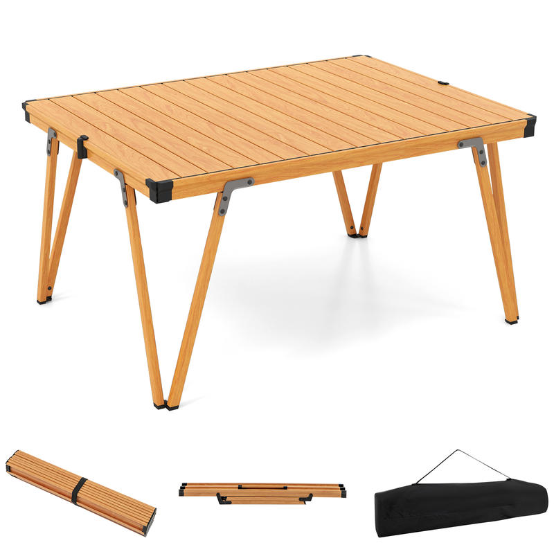 โต๊ะปิกนิกพับได้ขนาด 93 x 70 ซ - Outdoor Camping Table With Storage บทวิจารณ์และราคา