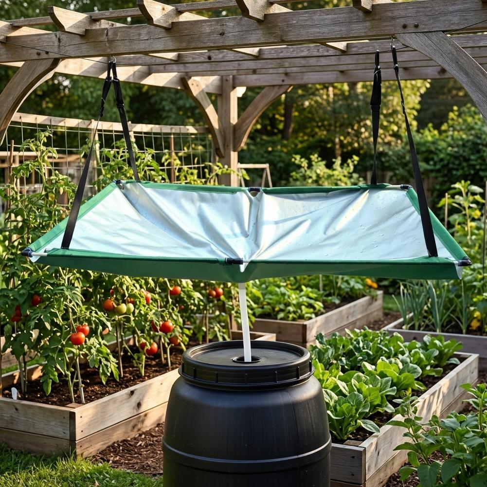 ผ้าดักน้ำฝนสำหรับสวน พร้อมสายย - Outdoor Camping Water Filter บทวิจารณ์และราคา